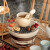川岛屋围炉煮茶烤火炉套装家用室内罐罐茶煮茶器具全套煮烤奶茶壶 月颜罐罐壶800ml(白色)