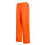 赫思迪格 环卫雨衣套装 分体双条安全警示反光衣 双杠橘色XL HGJ-1449