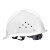 伟光 安全帽 新国标 ABS透气夏季安全头盔 圆顶玻璃钢型 工地建筑 工程监理 电力施工安全帽 白色 【圆顶ASB透气】 旋钮式调节