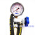 定制适用氮气充气工具 剪板机充气工具CQJ-25 16 40液压蓄能器充 CQJ-40MPA_耐震压力表