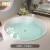 果敢果敢轻奢酒店民宿家用圆形别墅薄边设计嵌入式浴缸1.2-1.5米733 空缸+下水 1.5米