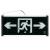 海斯迪克 gnjz-1100 应急灯（双面安全出口）LED消防 疏散指示牌 双头充电 事故安全出口 壁挂灯 消防安检灯