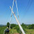 铝合金三脚架人字抱杆立杆机水泥电杆扒杆起杆器1米1米 1米杆三角立杆机(100*E