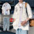 SSCURVE青少年套装搭配潮流2024年新款夏季衬衫三件套男韩版潮流帅气一套 白衬衫+直筒小西裤 2件套叁 XL 质版