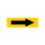 程篇 管道标识贴纸色带标识牌标签 油库油料器材 油库管线走向箭头（可定制）10*60cm 10张