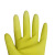 耐酸碱手套加厚牛筋手套耐油清洁洗碗乳胶手套 工业款偏白