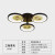 瀚帝斯新中式吸顶灯现代简约圆形中国风餐厅led客厅灯禅意书房茶室灯具 XD3028-3
