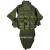防弹衣六级 全防护6B45马甲战术背心molle系统护体防卫配内胆内置插板多功能 绿色全防护款（+附件包） 均码
