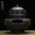 洛施芙（LOSEFU）日本复古铸铁壶鬼面风炉铸铁炭炉套装日式煮茶炉室内碳炉取暖炉大 大伍德炭炉+松叶1.8/L铁壶