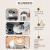 小熊（Bear） 意式咖啡机半自动办公室家用高压萃取蒸汽打奶泡机一体机 5BAR高压半自动咖啡机