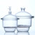 玻璃真空干燥器皿罐mlΦ210/240/300/350/400mm玻璃干燥器实验室 变色硅胶500g/瓶