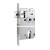 卡英 安防套装门锁 拉丝不锈钢面板锁具 (160-85反提上锁)带钥匙