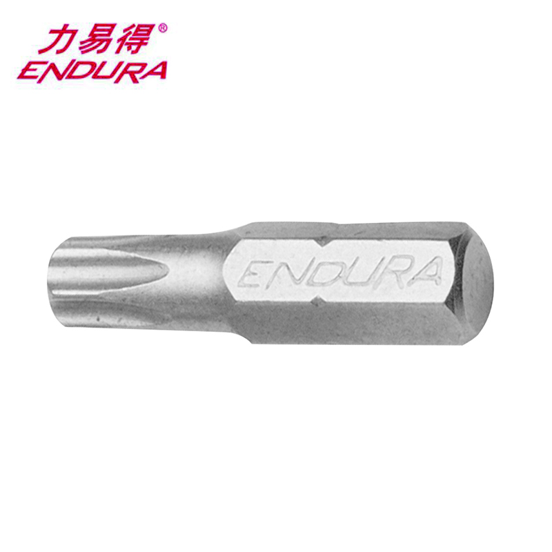力易得（ENDURA）6.3mm系列25mm花形旋具头T8 1个 E6841