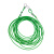 楷赫 晾衣绳 包塑晾衣架钢丝绳钢丝物业拉紧绳 4mm粗（10米一套）绿色 单位：套