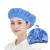 谋福CNMF 982 工作帽 工厂网帽厨师厨房防尘透气卫生无尘帽 松紧布帽（咖啡色5个）