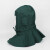 防酸安全帽喷砂帽披肩帽防尘面罩喷漆帽防尘面罩打磨防灰尘头罩防 军绿色弧形喷砂帽