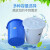初诗 加厚塑料水桶 圆形桶储水桶大白桶垃圾塑胶桶 150L白600*600*690mm