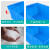 幕山络加厚塑料周转箱物流周转箱零件盒元件盒长方形物流胶框物料盒收纳盒蓝色不带盖630*425*1 不带盖630*425*115mm