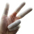 劳博士 一次性乳胶防滑手指套 工业橡胶手指套 劳保手套 米色 27（中号100只）
