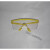化学品防护眼镜 护目镜儿童幼儿园学生防风沙尘实验眼镜防冲击飞 黑架白镜(10-15岁)