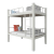 臻远XCC-11钢制型材床双层床员工宿舍上下铺学生公寓床双人床铁艺高低床双层床1000宽白XCC-11