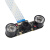 树莓派鱼眼广角摄像头 配补光灯Raspberry Pi 4B/3B+ Camera 5MP 130度视角款(非夜视不含灯)