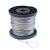 定制适用304不锈钢钢丝绳细软 1 1.5 2 3 4 5 6mm晒衣绳晾衣绳晾 2mm钢丝绳(1卷50米) 40个铝套