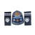 谋福CNMF638新式保安肩章 定做保安臂章保安套肩服装服饰配件（ 白色衬衣配件）