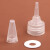 希万辉 透明尖嘴挤压瓶 实验室颜料分装塑料滴瓶 10个装 100ml