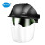 添新焊友 电焊透明面罩 头戴式轻便焊工防飞溅防冲击隔热防护面罩 PMD-1电焊面罩黑色