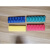适用于刀柄套4D厨房管理颜色分类使用环保刀把套防滑水刀具砧板使 红蓝绿黄 3x13cm