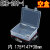 直销百年好盒透明塑料零件盒PP空盒产品包装盒DIY串珠工具收纳盒 EKB-555(无格空盒）