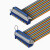 鲁识  大CN50P彩色排线公对母延长连接线CN-57系列50P扫描仪SCSI线 彩排-公对公 1米