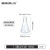 比克曼生物 锥形瓶玻璃三角烧瓶加厚高硼硅毫升广口化学三角瓶实验室 【直口/小口】500ml-1个