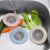 厨房水槽洗菜盆过滤网过滤器堵塞池过滤网下水道防洗碗盖排水地漏 粉色+绿色+米色3个装