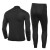 NIKE耐克男子春秋款运动套装健身跑步速干拉链外套两件套CW6131-011 黑色(欧码，建议拍小一码) S