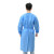 瑞可特 RSF277  一次性无纺布隔离服 防尘净化防护服 反穿隔离衣 45g/SMS蓝色隔离衣（50件） 
