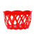 赫思迪格 水果网袋网兜 尼龙塑料小网眼袋 大号扣子 100个（红色、白色，下单请备注颜色） HGJ-1133