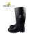 代尔塔（DELTAPLUS）PVC高帮安全靴 301407 黑色 42码 1双