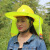 LISM工地施工反光透气可折叠轻薄安全帽遮阳帽檐遮阳板罩套头盔防晒帽 橘色网格布反光条款