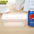 长方形一次性餐盒塑料外卖打包盒子JZSB-9311B 500ml透明100套带盖