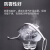 海斯迪克透明防雾口罩 防飞沫厨师餐饮食堂卫生专用 透明口罩（20只）