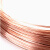 工孚 T2 紫铜丝 紫铜线 导电铜线 裸铜丝 0.6mm-1kg 单位:千克