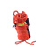 嘉泰电器 救生绳 登山救援户外水上安全逃生应急救生绳 橘黄反光8mm30米带手环锁扣