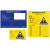 千惠侬危险废物产生单位信息公开标示牌危险废物贮存设施环境标识牌铝板 黄色100*120 100x120cm