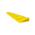 斜坡垫过门槛上坡垫扫地机器人爬坡垫家庭用塑料电动车室内台阶垫 黄色 尺寸：100*8*4.5cm