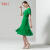 吉蒂（GITTI）连衣裙春夏款简约气质中长裙G202071 G202112红 3/L(建议124-136斤)