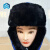 筑采（ZHUCAI）保温防护帽安全帽保暖加厚防砸防风护耳棉帽 蓝色 均码 