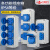 适用于多功能防水防爆插座盒工业塑料插座箱5孔10A 家用防水插座 AG塑料防水盒六位(五孔 10A)