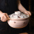 烧宝 日式陶瓷土砂锅煲汤沙锅家用耐热炖锅瓦煲 福猫陶锅3.5升